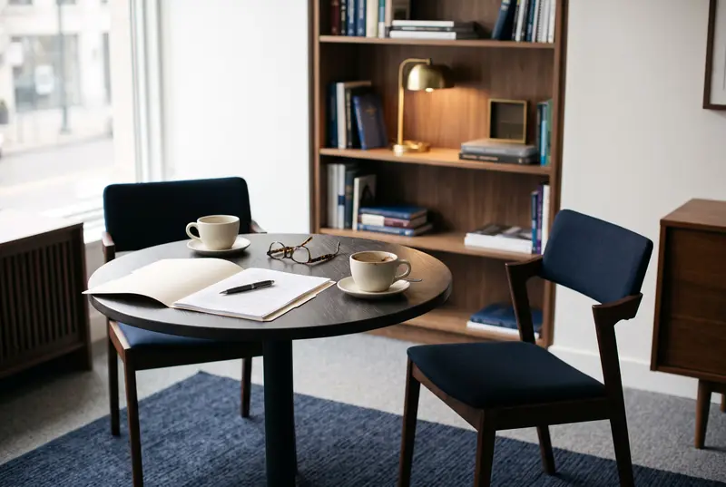 A one-to-one advisory setting at a boutique Glendale CPA firm